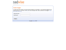 Tablet Screenshot of klanten.nedwise.nl